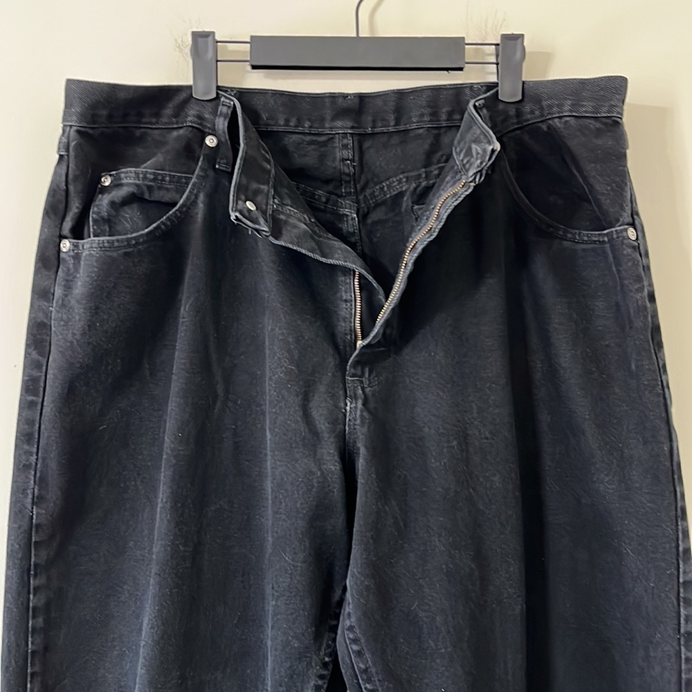Wrangler Men’s Black Relaxed Fit Denim Jeans Size 40 x 32 - Picture 5 of 11